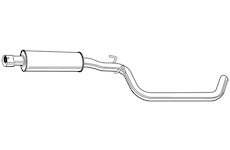 Střední tlumič výfuku WALKER 22881