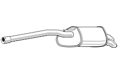 Zadní tlumič výfuku WALKER 22885