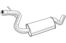 Střední tlumič výfuku WALKER 22888