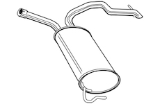 Zadní tlumič výfuku WALKER 22897