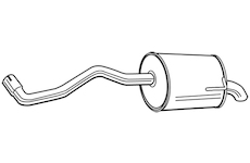 Zadní tlumič výfuku WALKER 22898