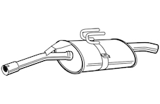 Zadní tlumič výfuku WALKER 22900