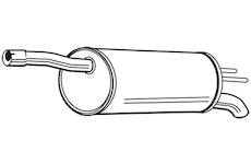 Zadní tlumič výfuku WALKER 22912