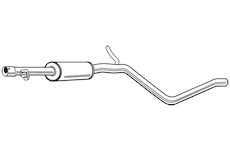 Střední tlumič výfuku WALKER 22934