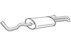 Zadní tlumič výfuku WALKER 22977