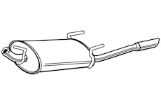 Zadní tlumič výfuku WALKER 22988