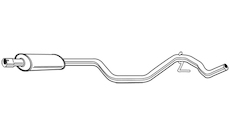 Střední tlumič výfuku WALKER 22992