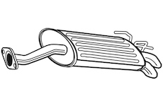 Zadní tlumič výfuku WALKER 22994