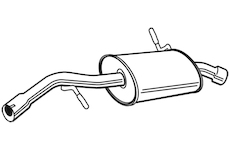 Zadní tlumič výfuku WALKER 22999