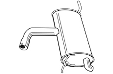 Zadní tlumič výfuku WALKER 23005