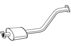 Střední tlumič výfuku WALKER 23012