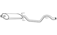Střední tlumič výfuku WALKER 23027