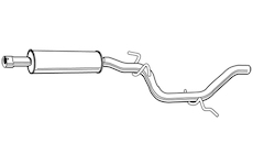 Střední tlumič výfuku WALKER 23029