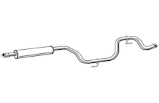 Střední tlumič výfuku WALKER 23035