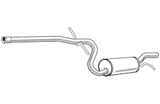 Střední tlumič výfuku WALKER 23046