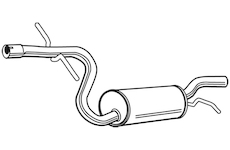 Střední tlumič výfuku WALKER 23048