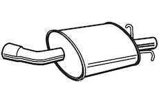 Zadní tlumič výfuku WALKER 23051