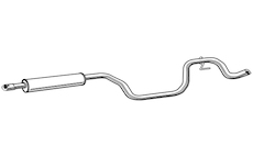 Střední tlumič výfuku WALKER 23057
