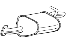 Zadní tlumič výfuku WALKER 23079