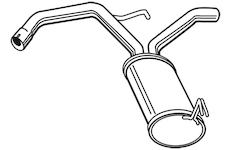 Zadní tlumič výfuku WALKER 23093