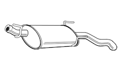Zadní tlumič výfuku WALKER 23097