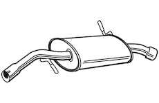 Zadní tlumič výfuku WALKER 23111