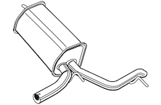 Zadní tlumič výfuku WALKER 23115