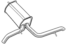 Zadní tlumič výfuku WALKER 23118