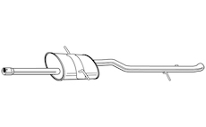 Zadní tlumič výfuku WALKER 23121