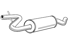 Střední tlumič výfuku WALKER 23134