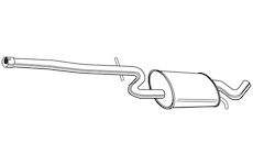 Střední tlumič výfuku WALKER 23135