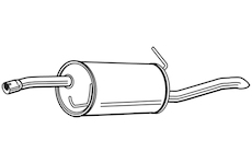 Zadní tlumič výfuku WALKER 23159