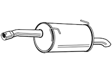 Zadní tlumič výfuku WALKER 23161