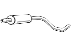 Střední tlumič výfuku WALKER 23166