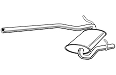 Střední tlumič výfuku WALKER 23185