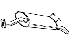 Zadní tlumič výfuku WALKER 23189