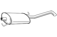 Zadní tlumič výfuku WALKER 23191