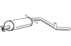 Zadní tlumič výfuku WALKER 23193