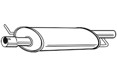 Predni tlumic vyfuku WALKER 23197