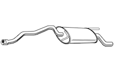 Zadní tlumič výfuku WALKER 23204