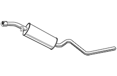 Střední tlumič výfuku WALKER 23207