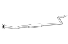 Střední tlumič výfuku WALKER 23215