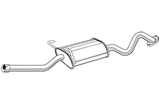 Střední tlumič výfuku WALKER 23220