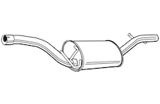 Zadní tlumič výfuku WALKER 23222