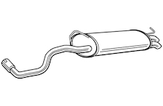 Zadní tlumič výfuku WALKER 23231