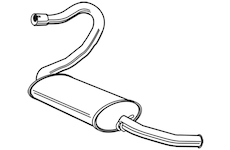 Zadní tlumič výfuku WALKER 23246
