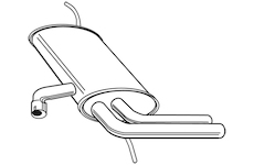 Zadní tlumič výfuku WALKER 23259