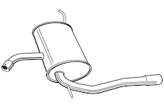 Zadní tlumič výfuku WALKER 23260