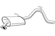 Zadní tlumič výfuku WALKER 23275