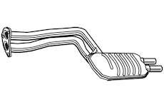 Predni tlumic vyfuku WALKER 23287